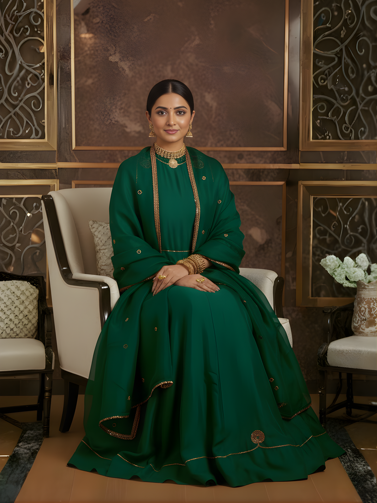 The Emerald Heritage Lehenga Set