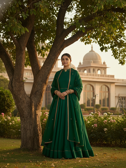 The Emerald Heritage Lehenga Set