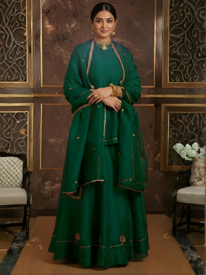 The Emerald Heritage Lehenga Set