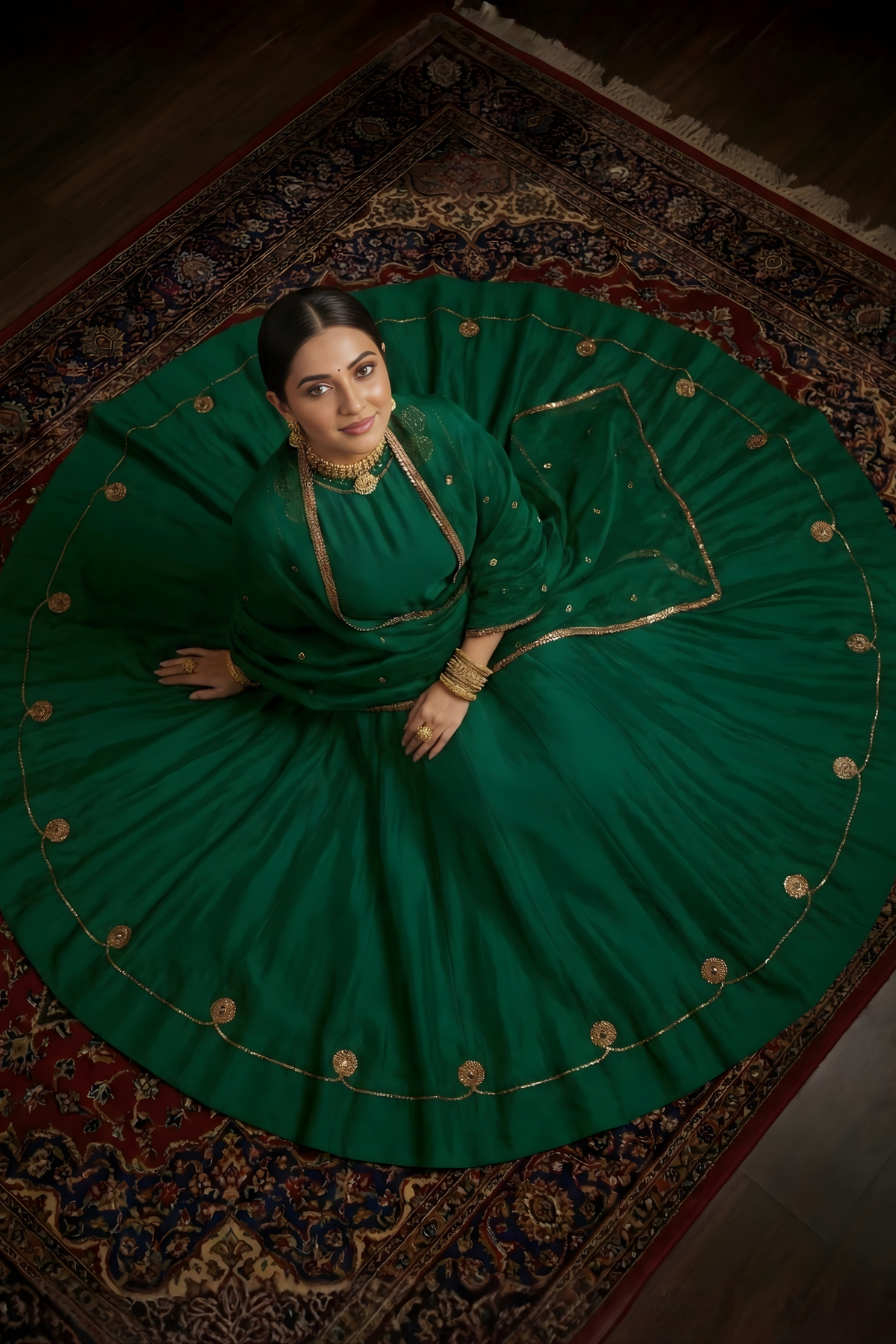 The Emerald Heritage Lehenga Set