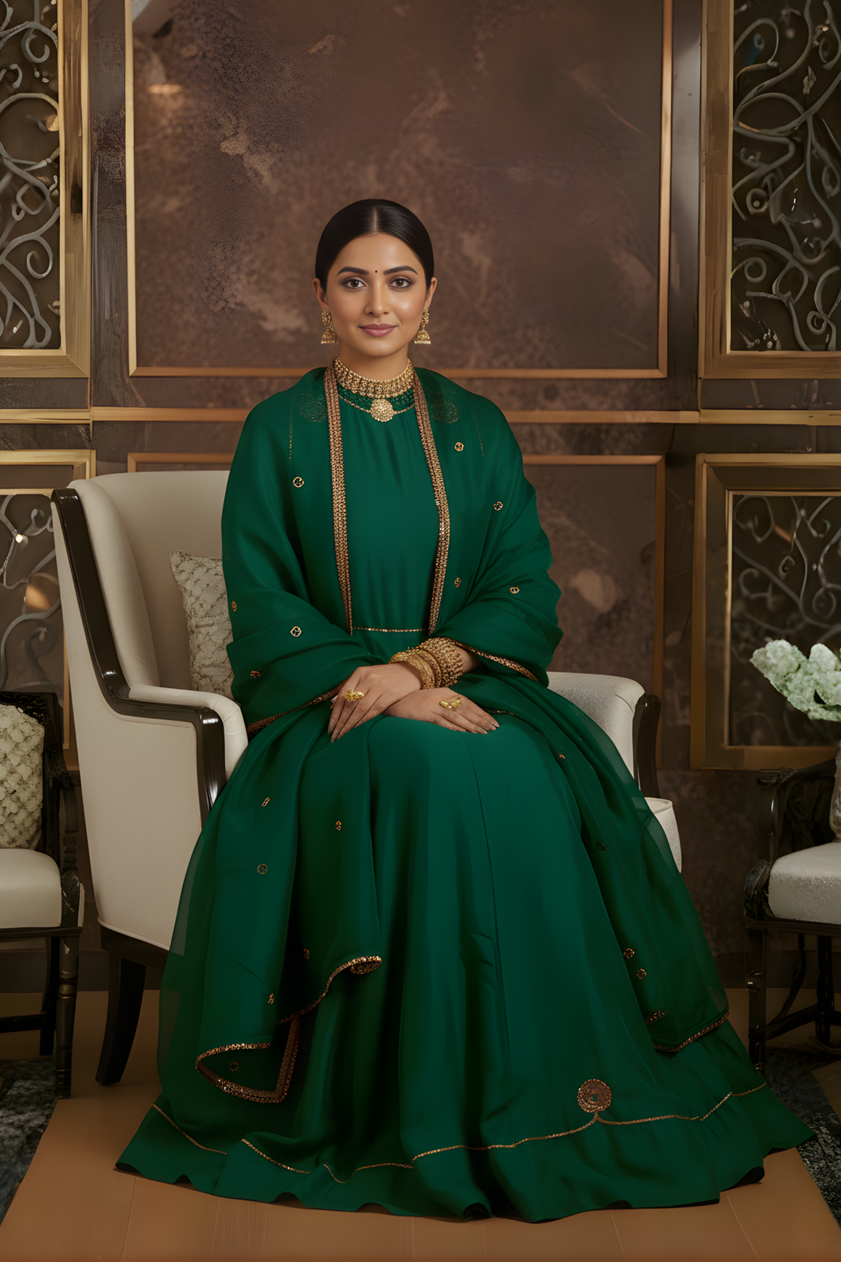 The Emerald Heritage Lehenga Set