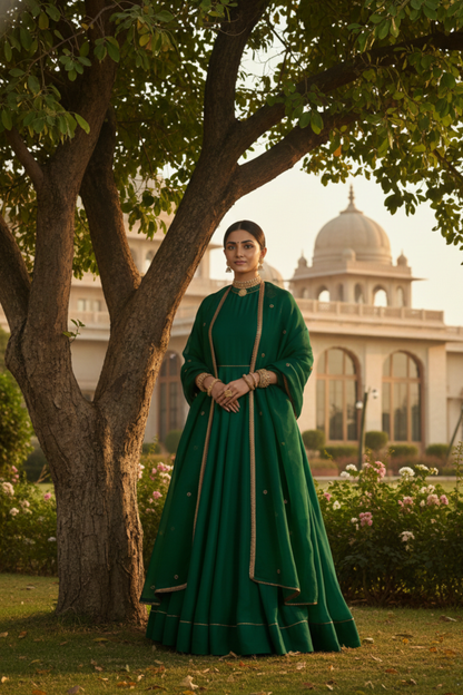 The Emerald Heritage Lehenga Set